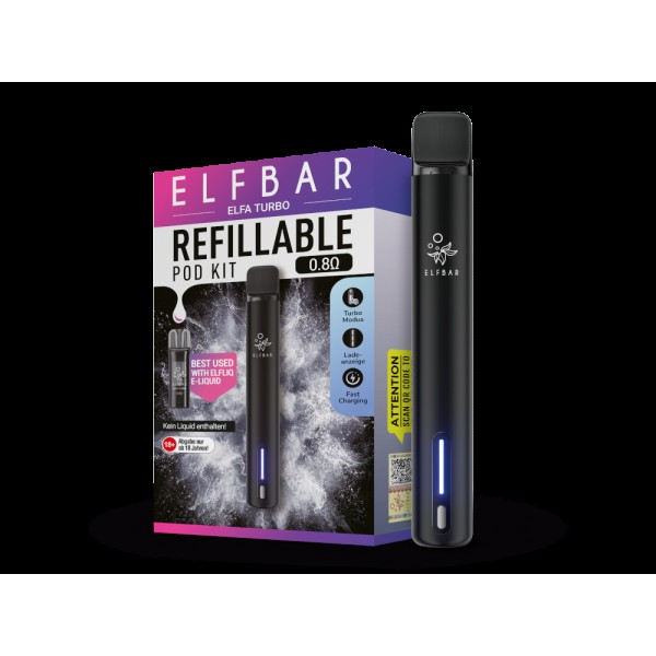 Elfbar - Elfa Turbo (2 ml) 550 mAh E-Zigarette / Vape