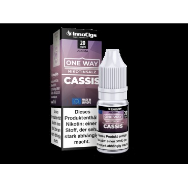 InnoCigs - One Way - Cassis - Nikotinsalz Liquid